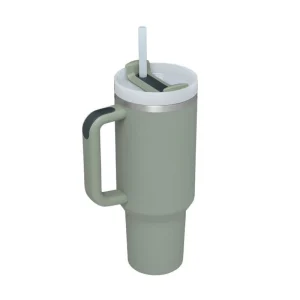Bicchiere Termico 1200ml Acciaio Inox Cannuccia Anti Versamento