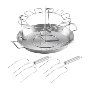 Griglia Per Gambe Di Pollo Materiale Acciaio Griglia Antiaderente Accessori Per Barbecue