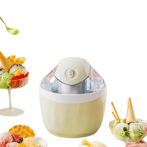 Macchina Gelato Capacità 1 Litro Colore Verde Chiaro Gelatiera Elettrodomestici Casa Cucina - immagine 2
