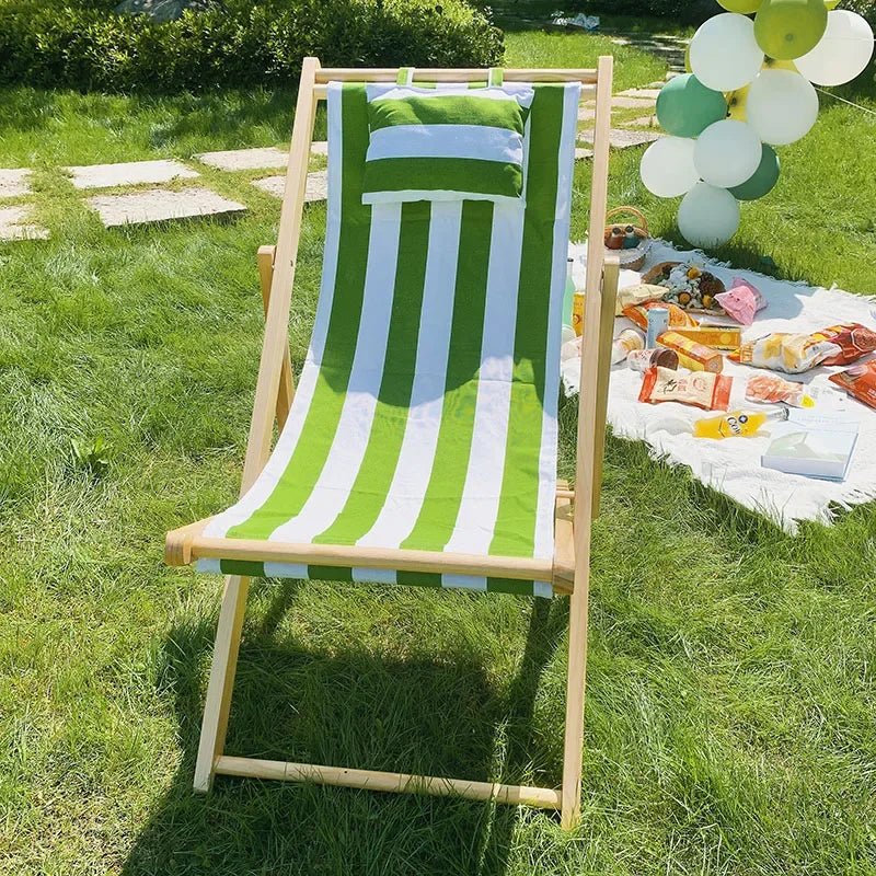 Sedia Materiale Legno Tessuto Decorazione Esterno Diverse Colorazioni Sedia Pieghevole - immagine 5