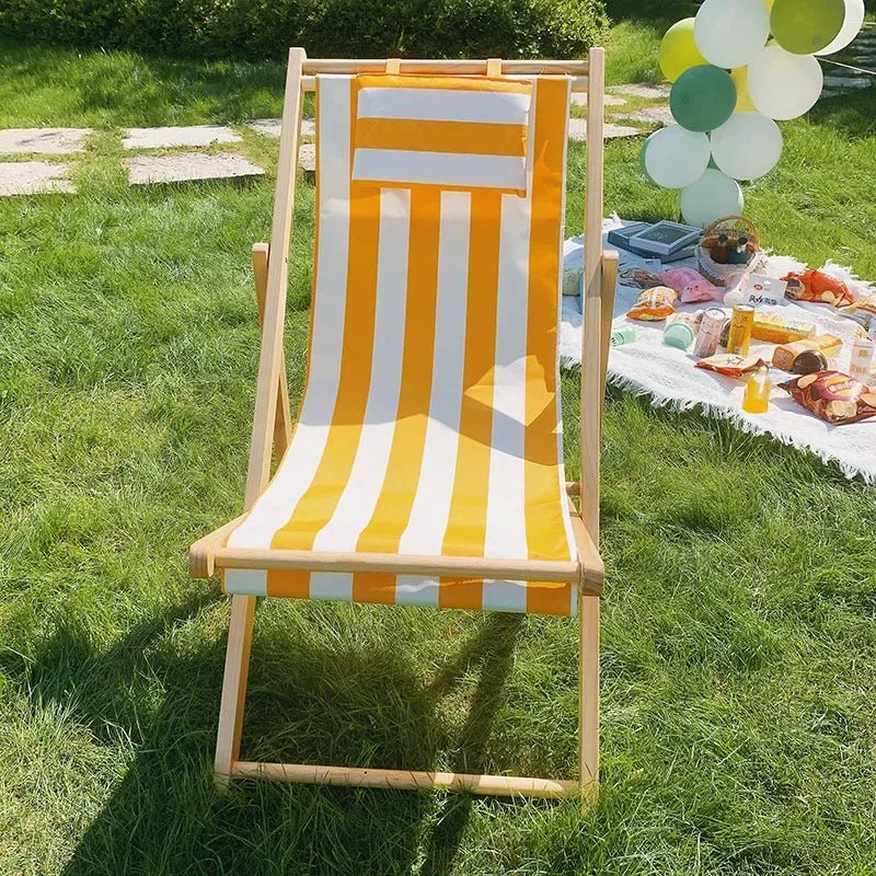 Sedia Materiale Legno Tessuto Decorazione Esterno Diverse Colorazioni Sedia Pieghevole - immagine 4