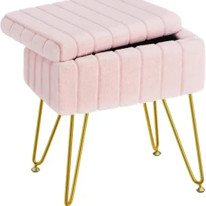 Sgabello Materiale Peluche Diverse Colorazioni Sgabello Porta Oggetti Decorazione Camera Elegante