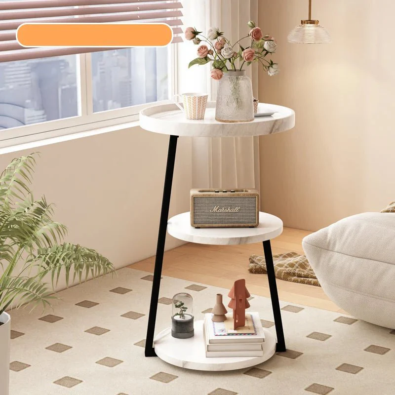 Tavolino 3 Ripiani Decorazione Salotto Diversi Modelli Arredo Casa Design Moderno - immagine 5