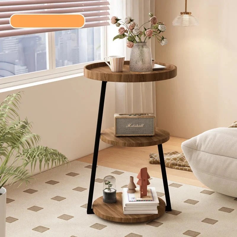 Tavolino 3 Ripiani Decorazione Salotto Diversi Modelli Arredo Casa Design Moderno - immagine 3