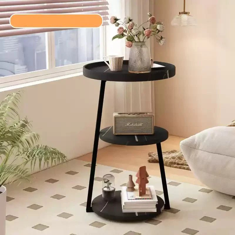 Tavolino 3 Ripiani Decorazione Salotto Diversi Modelli Arredo Casa Design Moderno - immagine 4