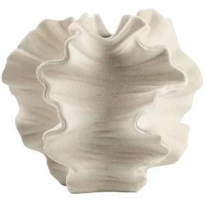 Vaso per Casa Adatto Fiori Design Moderno Bianco Panna Due Dimensioni Allestimento Casa